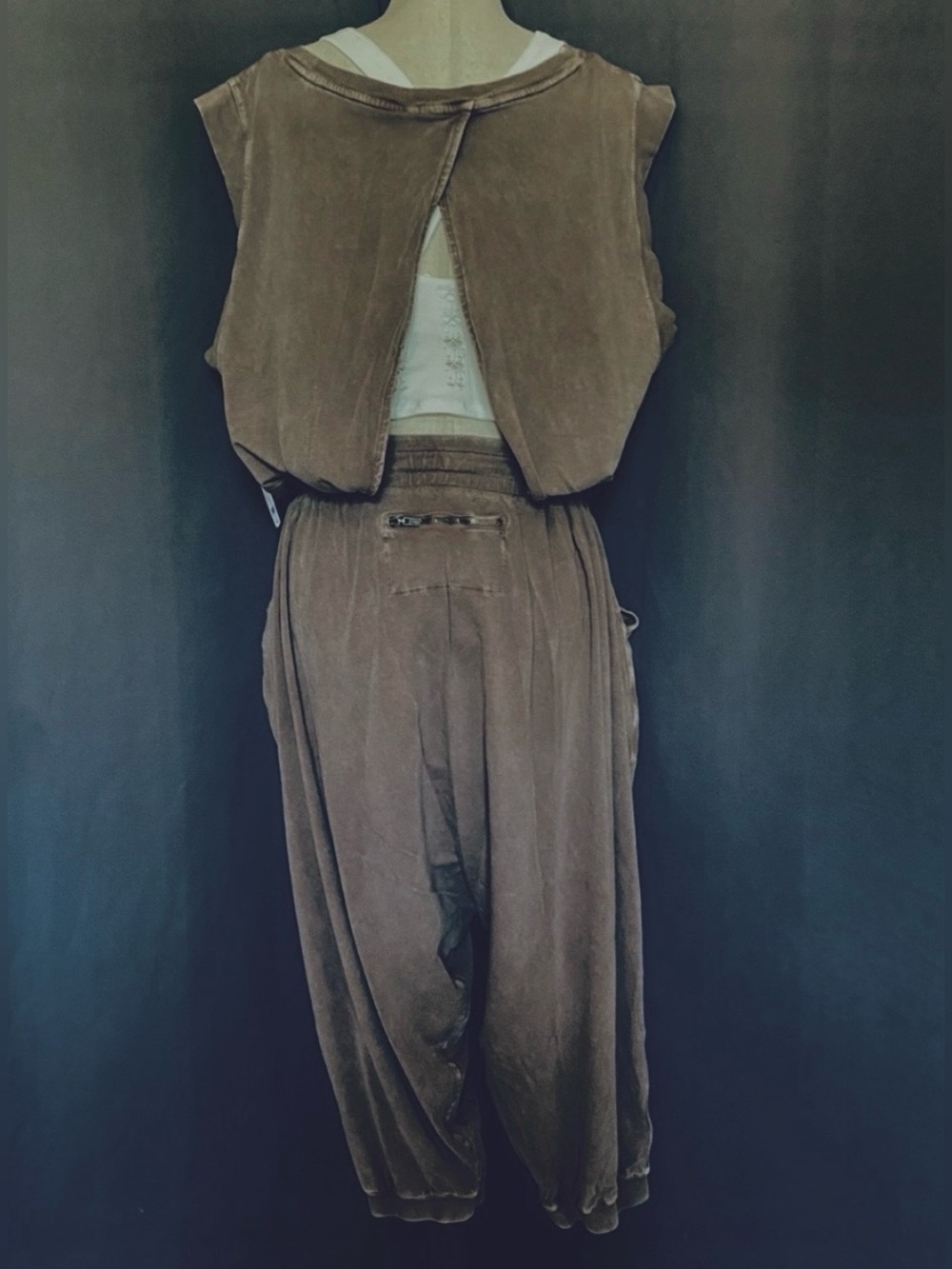 Free People Movement Hot Shot Harem Onesie NWT S - Picture 8 of 11
